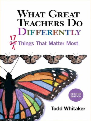 cover image of What Great Teachers Do Differently
